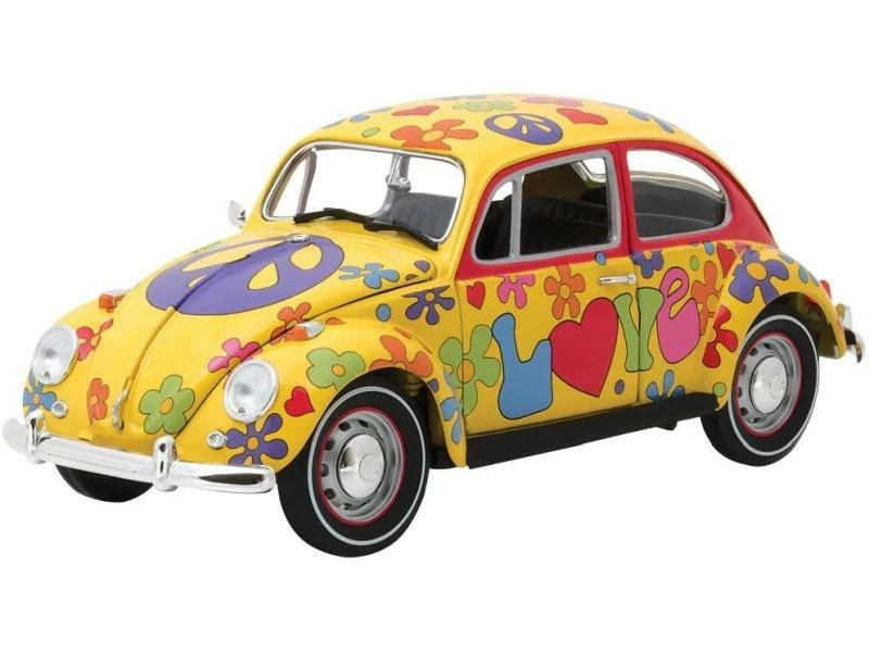 Greenlight PKW 1967 VW Beetle Hippie Peace & Love 1:18 3 Greenlight PKW 1967 VW Beetle Hippie Peace & Love 1:18