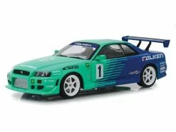 Greenlight Rennwagen Falken Nissan Skyline GT-R (R34) #1 1:18