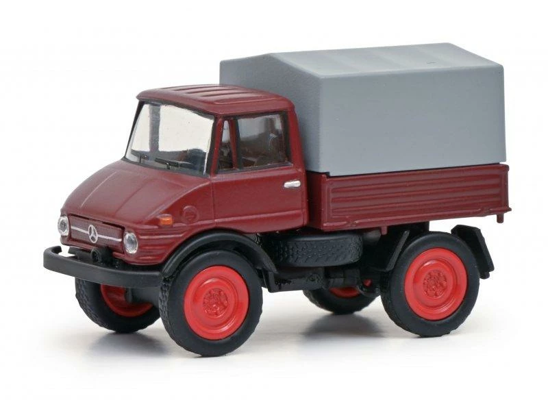 Schuco Mercedes Benz Unimog U406 rot 1:87 3 Schuco Mercedes Benz Unimog U406 rot 1:87