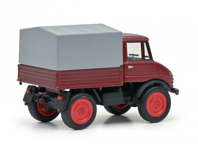 Schuco Mercedes Benz Unimog U406 rot 1:87 5 Schuco Mercedes Benz Unimog U406 rot 1:87 – Bild 3