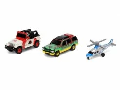 Jada Toys Jurassic Park 3-Pack A, Nano Cars