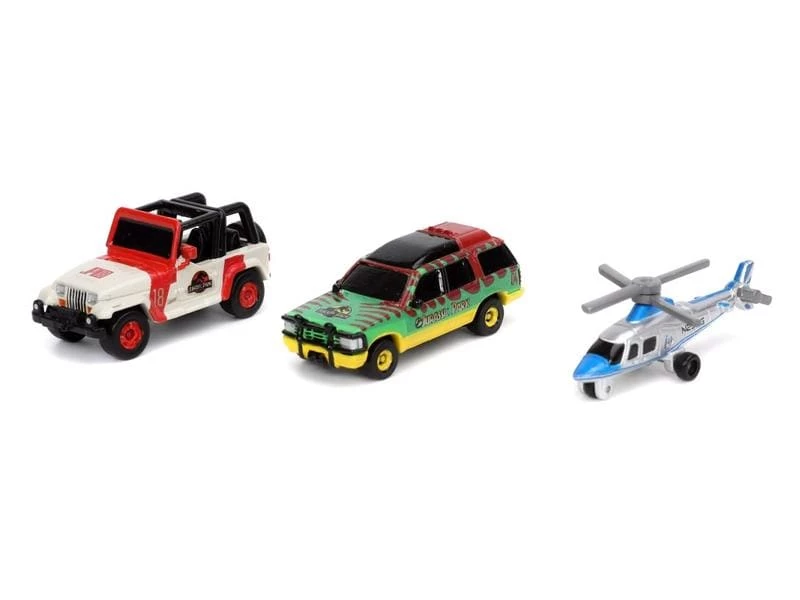 Jada Toys Jurassic Park 3-Pack A, Nano Cars 3 Jada Toys Jurassic Park 3-Pack A, Nano Cars