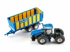Siku Traktor New Holland T9.560 mit Silagewagen 1:50 12 Siku Traktor New Holland T9.560 mit Silagewagen 1:50 -Die Cast Modelle Verkäufe 198648183 xxl