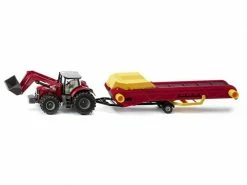 Siku Traktor Massey Ferguson mit Frontlader und Förderband 1:50 -Die Cast Modelle Verkäufe 198648662 xxl