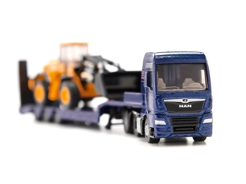 Siku LKW MAN mit Tieflader und JCB Radlader 1:87 8 Siku LKW MAN mit Tieflader und JCB Radlader 1:87 – Bild 6
