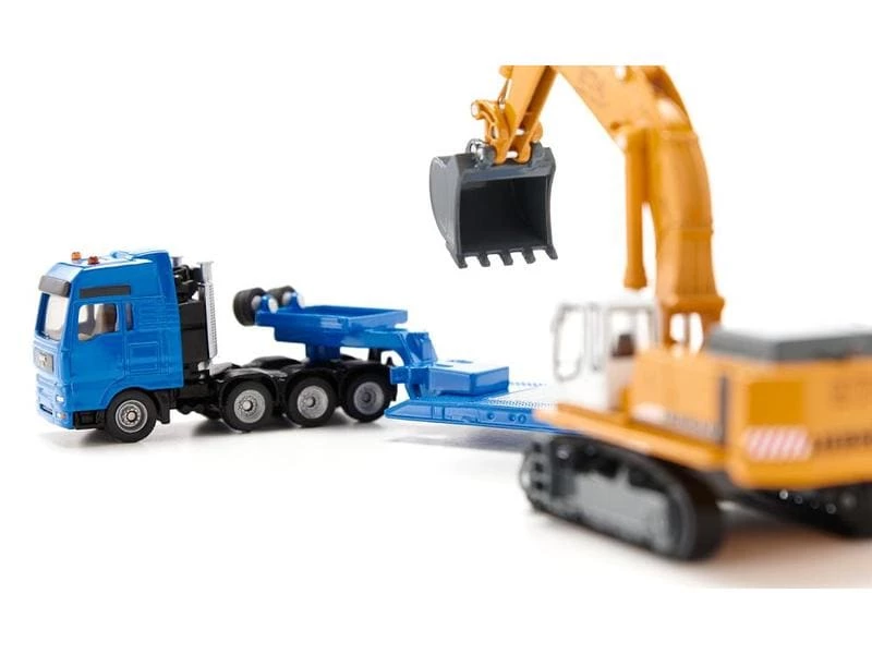 Siku MAN TG-A Schwertransporter mit Liebherr Bagger 1:87 8 Siku MAN TG-A Schwertransporter mit Liebherr Bagger 1:87 – Bild 6
