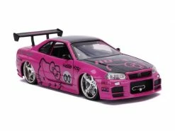 Jada Toys Sportwagen Nissan Skyline GTR R34 2002, Hello Kitty 1:24