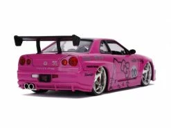 Jada Toys Sportwagen Nissan Skyline GTR R34 2002, Hello Kitty 1:24 -Die Cast Modelle Verkäufe 200688976 xxl