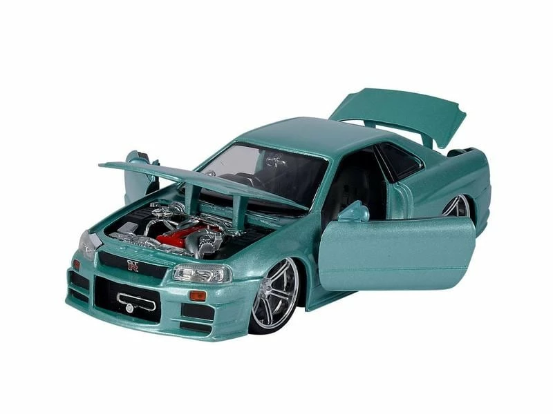 Jada Toys Sportwagen Nissan Skyline R34 GTR 2002 - Fast & Furious 1:24 3 Jada Toys Sportwagen Nissan Skyline R34 GTR 2002 - Fast & Furious 1:24