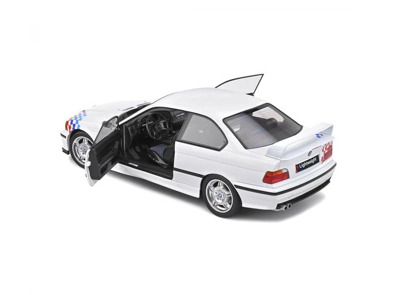 Solido Sportwagen BMW E36 M3 Lightweight weiss 1:18 9 Solido Sportwagen BMW E36 M3 Lightweight weiss 1:18 – Bild 7
