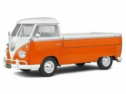 Solido Nutzfahrzeug VW T1 Pritsche Orange / Weiss 1:18