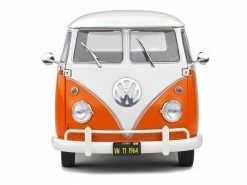 Solido Nutzfahrzeug VW T1 Pritsche Orange / Weiss 1:18 -Die Cast Modelle Verkäufe 207658471 xxl