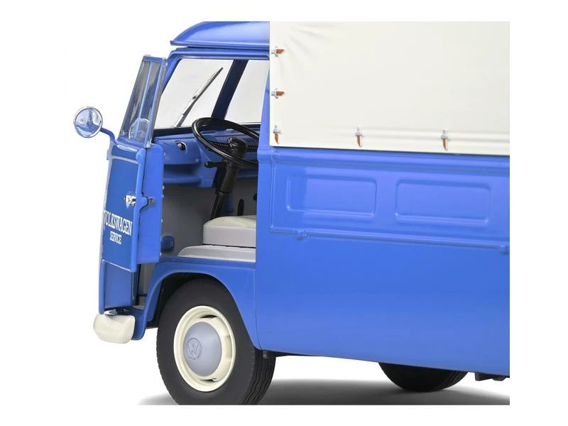 Solido Nutzfahrzeug VW T1 Pritsche/Plane Blau 1:18 4 Solido Nutzfahrzeug VW T1 Pritsche/Plane Blau 1:18 – Bild 2