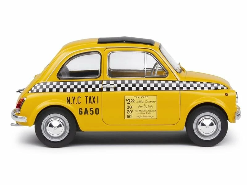 Solido PKW Fiat 500 TAXI NYC Gelb 1:18 7 Solido PKW Fiat 500 TAXI NYC Gelb 1:18 – Bild 5