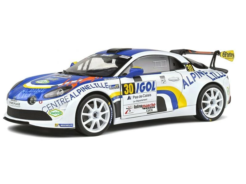 Solido Rally Alpine A110 R-GT Weiss #30 1:18 3 Solido Rally Alpine A110 R-GT Weiss #30 1:18