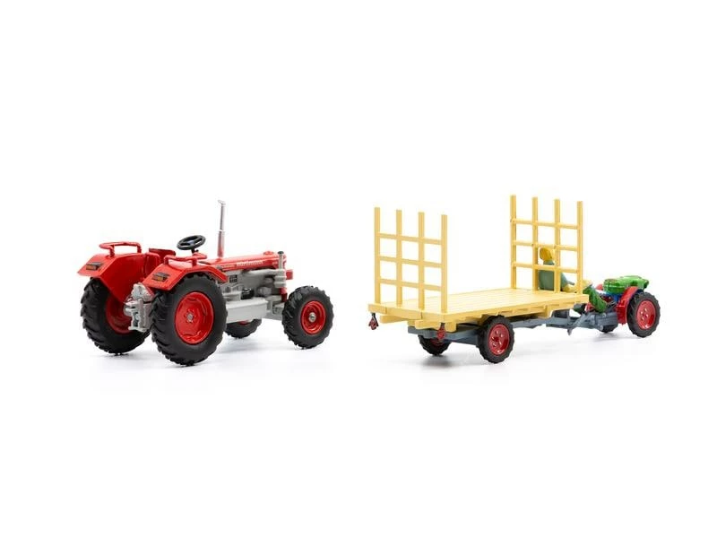 ACE Traktor Set Hürlimann D210 mit Rapid und Anhänger 1:87 5 ACE Traktor Set Hürlimann D210 mit Rapid und Anhänger 1:87 – Bild 3