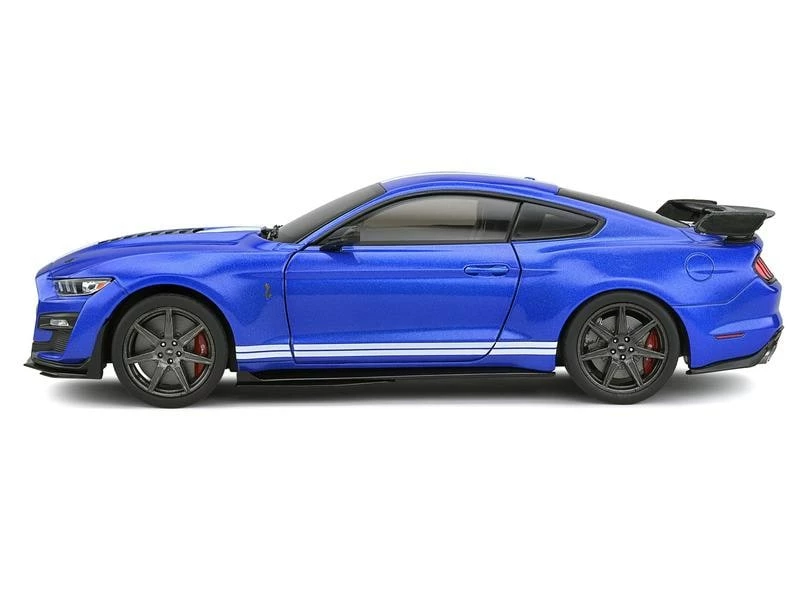 Solido Sportwagen Ford Mustang GT500 Blau 1:18 4 Solido Sportwagen Ford Mustang GT500 Blau 1:18 – Bild 2