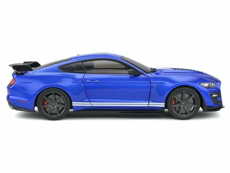 Solido Sportwagen Ford Mustang GT500 Blau 1:18 7 Solido Sportwagen Ford Mustang GT500 Blau 1:18 – Bild 5