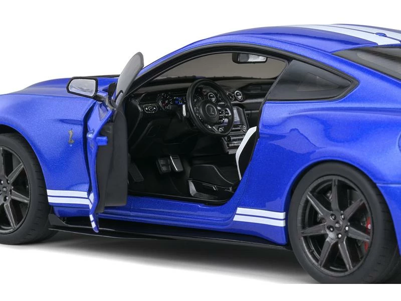 Solido Sportwagen Ford Mustang GT500 Blau 1:18 11 Solido Sportwagen Ford Mustang GT500 Blau 1:18 – Bild 9