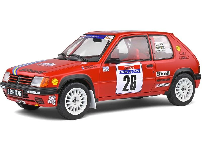 Solido Rennwagen Peugeot 205 Rallye #26 1:18 3 Solido Rennwagen Peugeot 205 Rallye #26 1:18