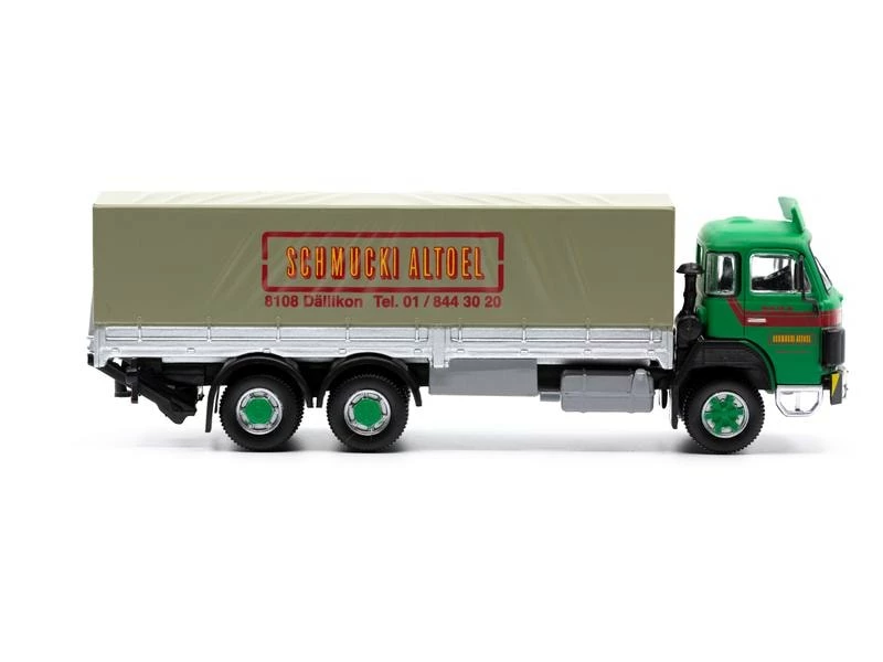ACE LKW Saurer D290B 6 x 2 Schmucki Altöl Pritsche / Plane 1:87 6 ACE LKW Saurer D290B 6 x 2 Schmucki Altöl Pritsche / Plane 1:87 – Bild 4