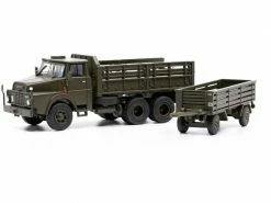 ACE LKW Henschel HS 3-14 mit Infanterieanhänger offen 1:87 -Die Cast Modelle Verkäufe 212057178 xxl