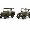 ACE Jeep PAK58 Panzer Abwehr Kompanie-BAT 2er Set 1:87 -Die Cast Modelle Verkäufe 212062809 xxl