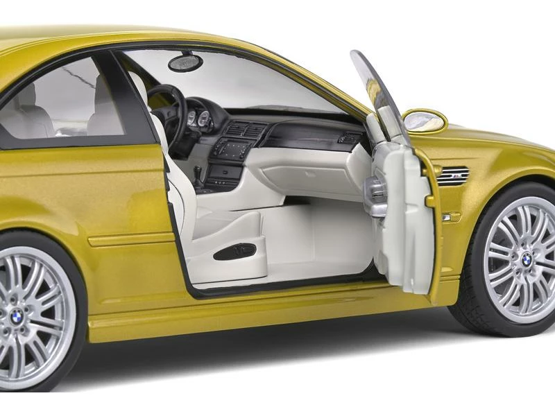 Solido Sportwagen BMW E46 M3, phoenix gelb 1:18 12 Solido Sportwagen BMW E46 M3, phoenix gelb 1:18 – Bild 10