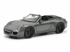 Schuco Sportwagen Porsche 911 Carrera GTS Cabrio, Grau 1:18