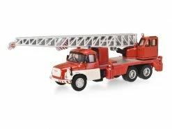 Schuco LKW Tatra T148 Kranwagen, Rot 1:87