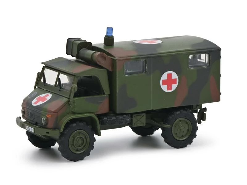 Schuco Unimog S404 Militärpolizei 1:87 3 Schuco Unimog S404 Militärpolizei 1:87