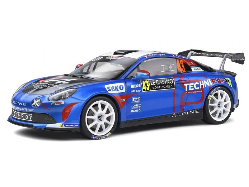 Solido Rally Alpine A110 blau #43 1:18 3 Solido Rally Alpine A110 blau #43 1:18