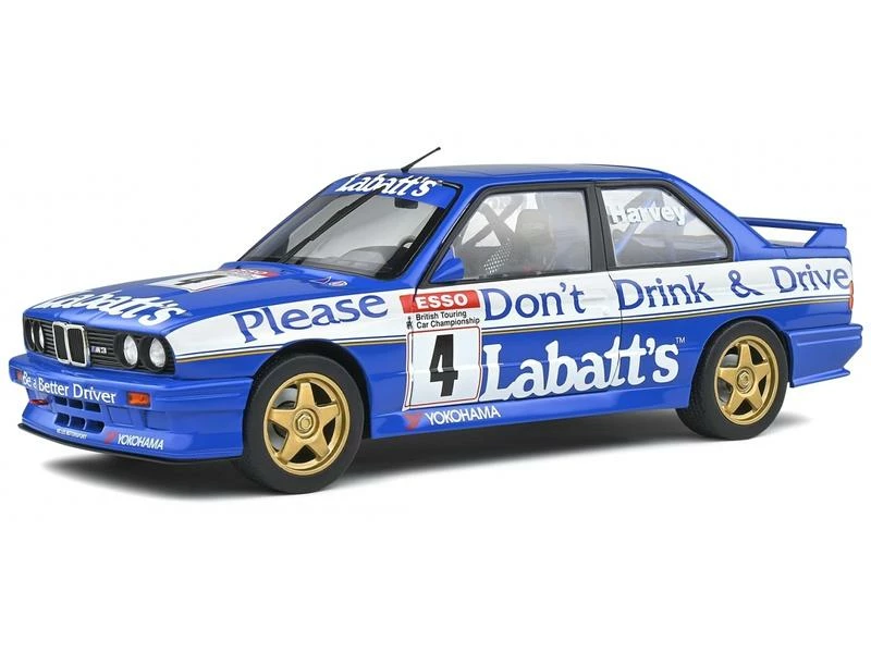 Solido Rennwagen BMW E30 M3 #4 Blau 1:18 3 Solido Rennwagen BMW E30 M3 #4 Blau 1:18