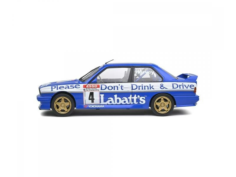 Solido Rennwagen BMW E30 M3 #4 Blau 1:18 4 Solido Rennwagen BMW E30 M3 #4 Blau 1:18 – Bild 2