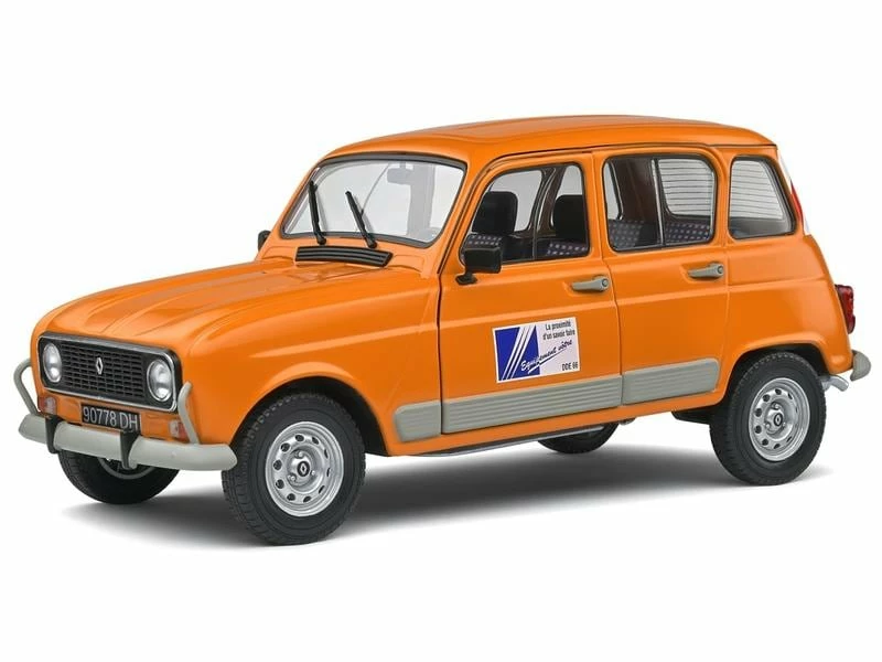 Solido Renault 4 GTL, Orange 1:18 3 Solido Renault 4 GTL, Orange 1:18