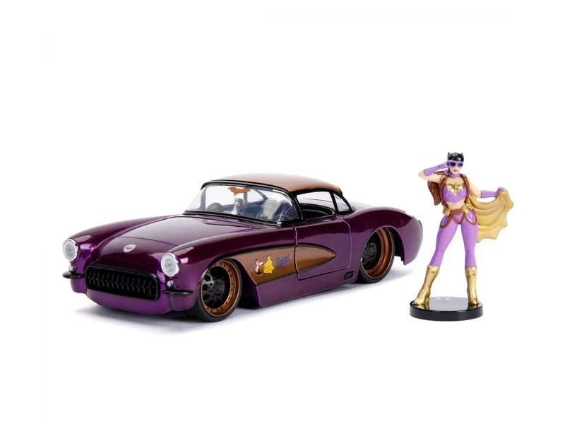 Jada Toys Sportwagen Chevy Corvette Bombshells Batgirl 1:24 3 Jada Toys Sportwagen Chevy Corvette Bombshells Batgirl 1:24