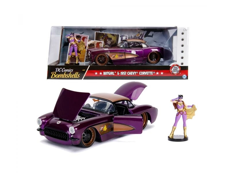 Jada Toys Sportwagen Chevy Corvette Bombshells Batgirl 1:24 9 Jada Toys Sportwagen Chevy Corvette Bombshells Batgirl 1:24 – Bild 7