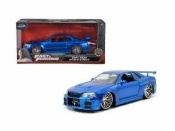 Jada Toys Sportwagen Fast & Furious 2002 Nissan Skyline 1:24 -Die Cast Modelle Verkäufe 225999473 xxl