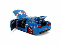 Jada Toys Sportwagen Marvel 2006 Ford Mustang GT Captain America 1:24 -Die Cast Modelle Verkäufe 226002327 xxl