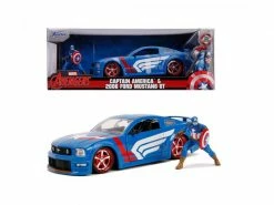 Jada Toys Sportwagen Marvel 2006 Ford Mustang GT Captain America 1:24 -Die Cast Modelle Verkäufe 226002331 xxl