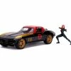 Jada Toys Sportwagen Marvel Widow 1966 Chevy 1:24 -Die Cast Modelle Verkäufe 226003107 xxl