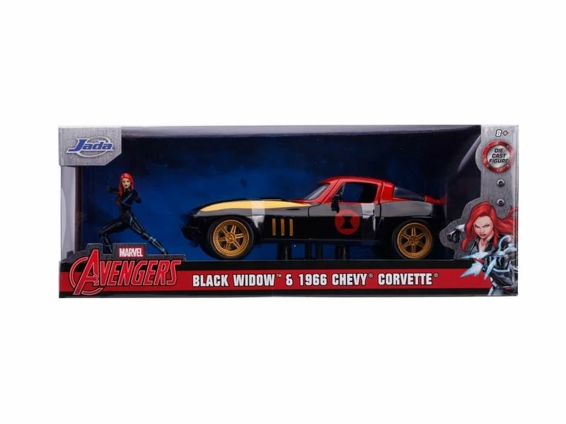 Jada Toys Sportwagen Marvel Widow 1966 Chevy 1:24 8 Jada Toys Sportwagen Marvel Widow 1966 Chevy 1:24 – Bild 6