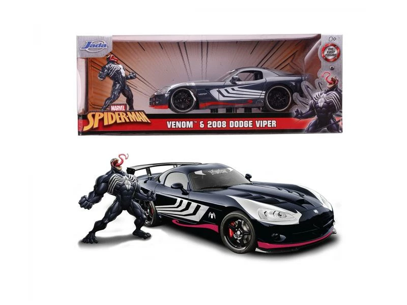 Jada Toys Sportwagen Marvel Venom 2008 Dodge Viper 1:24 9 Jada Toys Sportwagen Marvel Venom 2008 Dodge Viper 1:24 – Bild 7