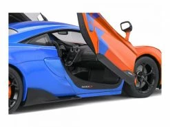 Solido Mc Laren 600 LT, Orange-Blau 1:18 -Die Cast Modelle Verkäufe 228947590 xxl