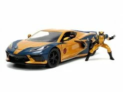 Jada Toys Chevy Corvette C8, X-Men Wolverin 1:24