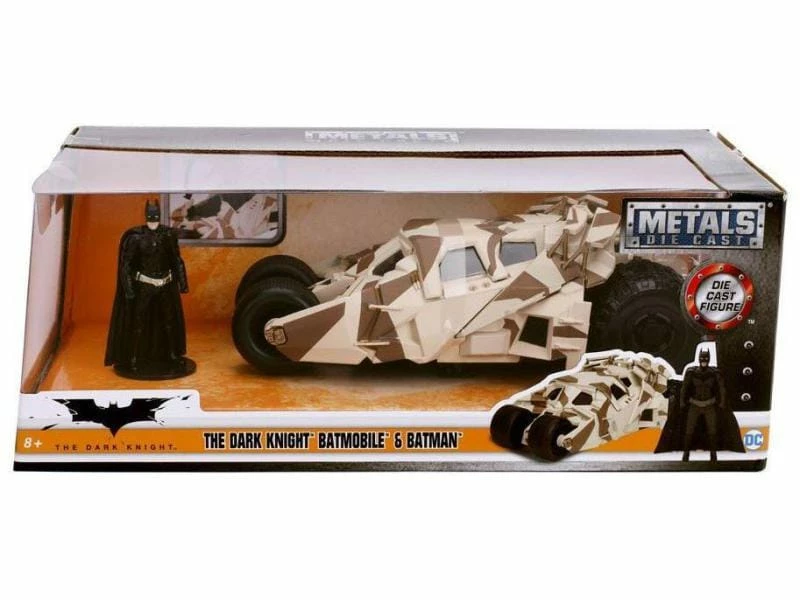 Jada Toys The Dark Knight Batmobile Camo + Batman 1:24 7 Jada Toys The Dark Knight Batmobile Camo + Batman 1:24 – Bild 5