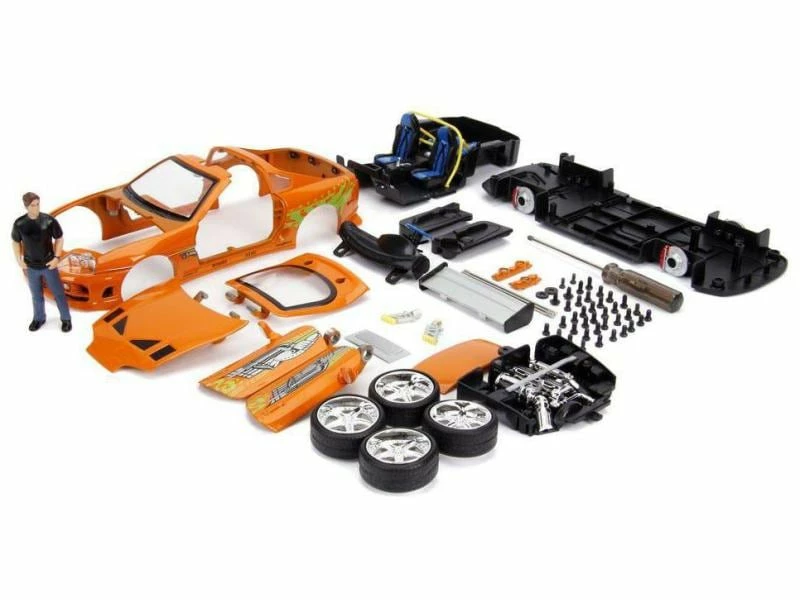 Jada Toys Fast & Furious Build N' Collect Brian & Toyota Supra 1:24 4 Jada Toys Fast & Furious Build N' Collect Brian & Toyota Supra 1:24 – Bild 2