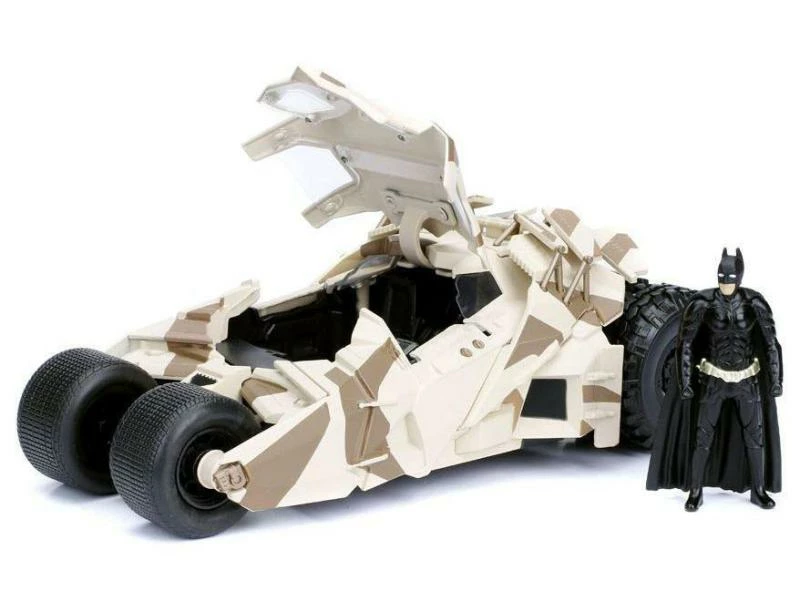 Jada Toys The Dark Knight Batmobile Camo + Batman 1:24 3 Jada Toys The Dark Knight Batmobile Camo + Batman 1:24