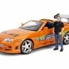 Jada Toys Fast & Furious Build N' Collect Brian & Toyota Supra 1:24