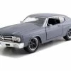 Jada Toys Fast & Furious Chevy Chevelle SS 1970 Grau 1:24 -Die Cast Modelle Verkäufe 58229101 xxl